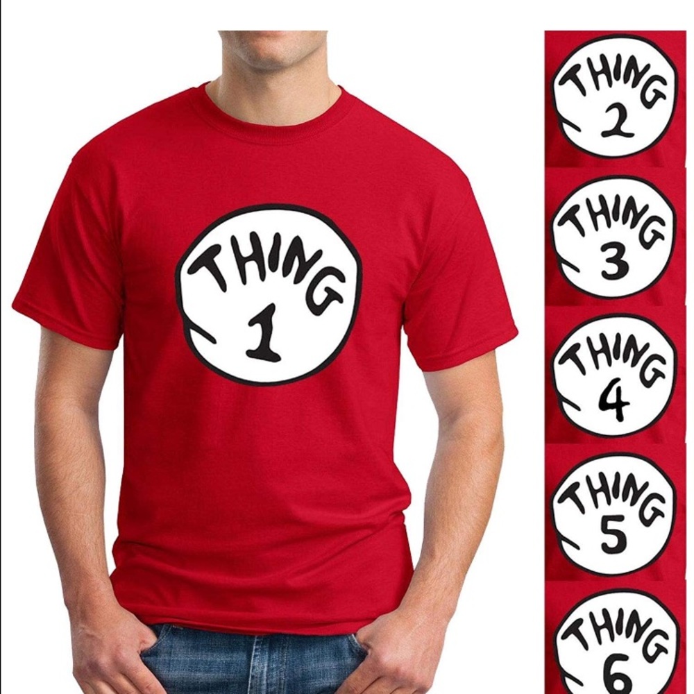 Thing 1 Thing 2 - group parks shirt - men T-shirts
